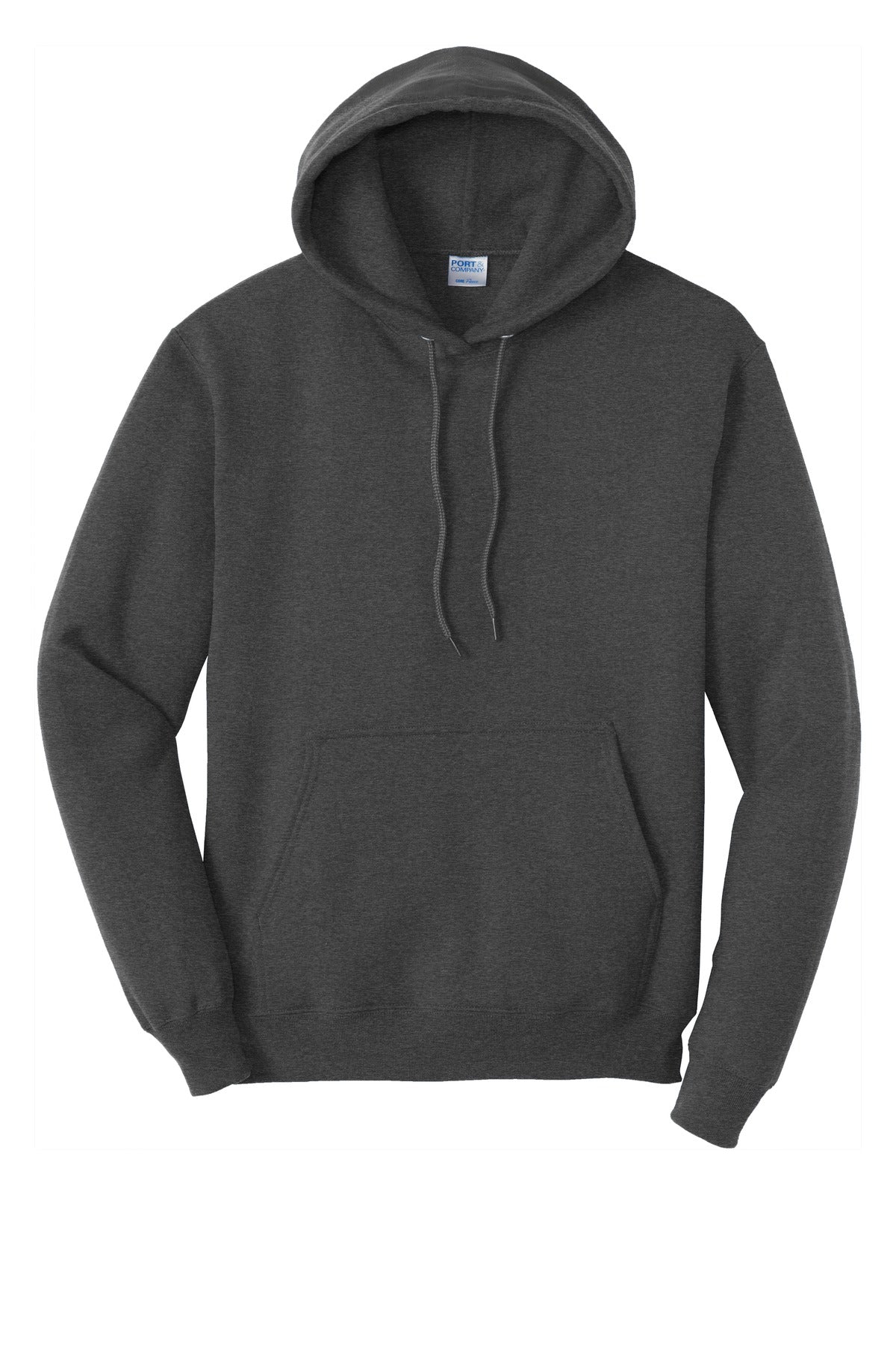 Unisex Core Fleece Pullover Hoodie - Dark Heather Gray