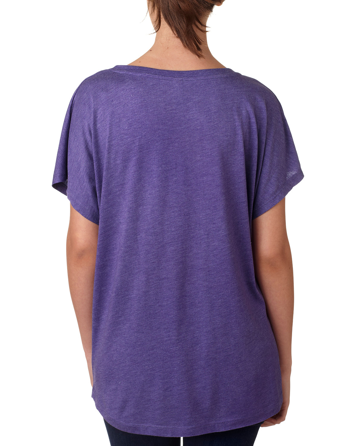 Women's Triblend Dolman - Purple Rush
