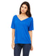 Bella + Canvas 8815 - Women's Slouchy V-Neck T-Shirt - True Royal