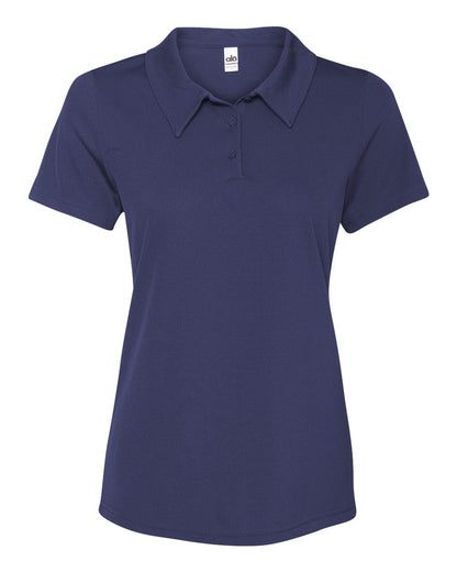 Women's Performance 3-Button Mesh Sport Shirt - Sport Navy