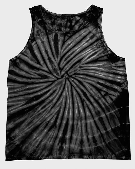 Unisex 100% Cotton Tank Top - Spider Black