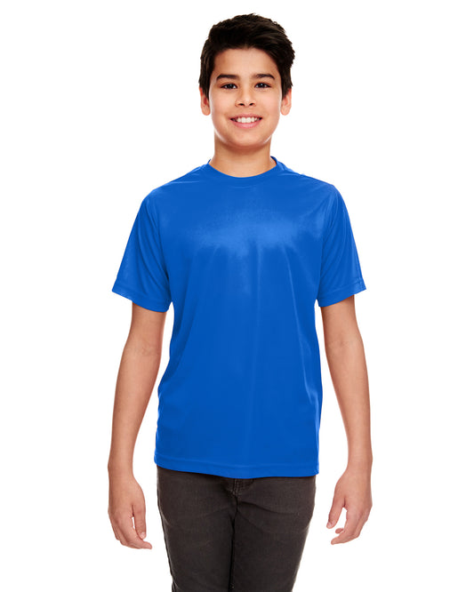 Youth Cool & Dry Sport Performance Interlock T-Shirt - Royal