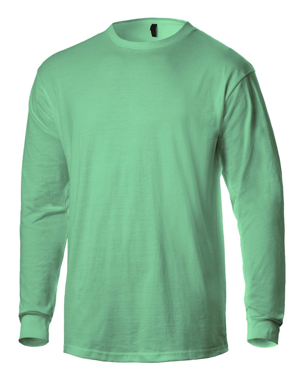 Unisex Heavyweight Long Sleeve Tee - Neo Mint