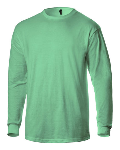 Unisex Heavyweight Long Sleeve Tee - Neo Mint