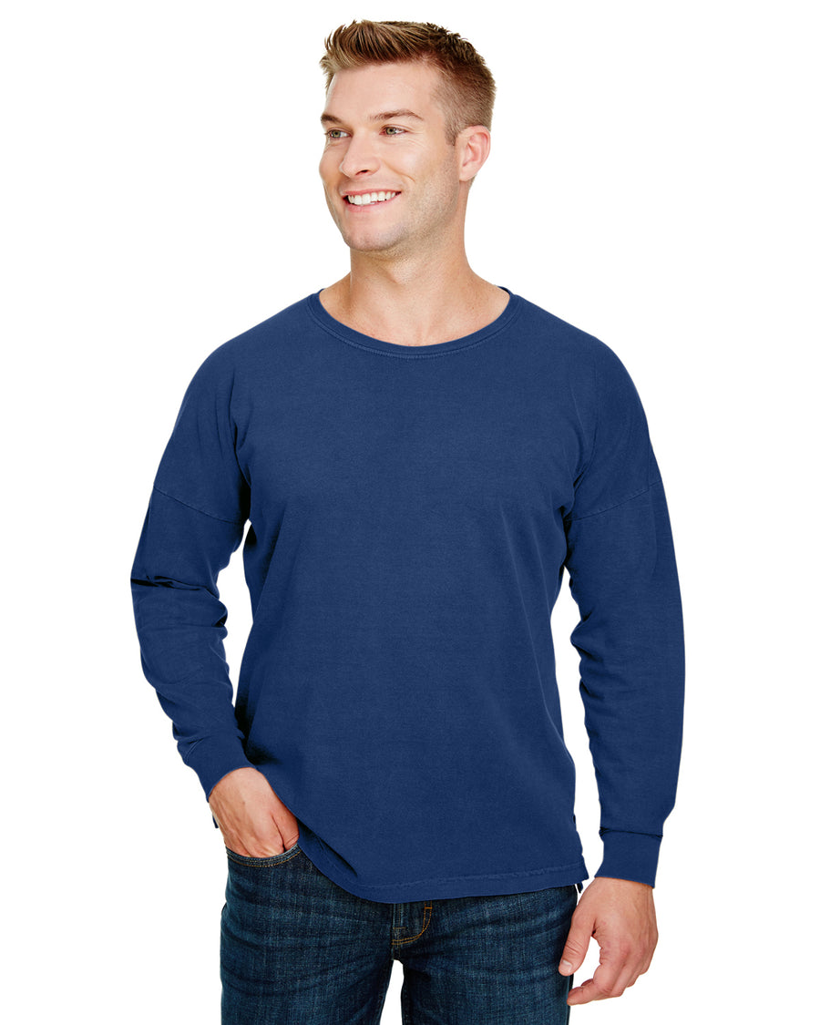 Unisex Heavyweight RS Oversized Long-Sleeve T-Shirt - True Navy