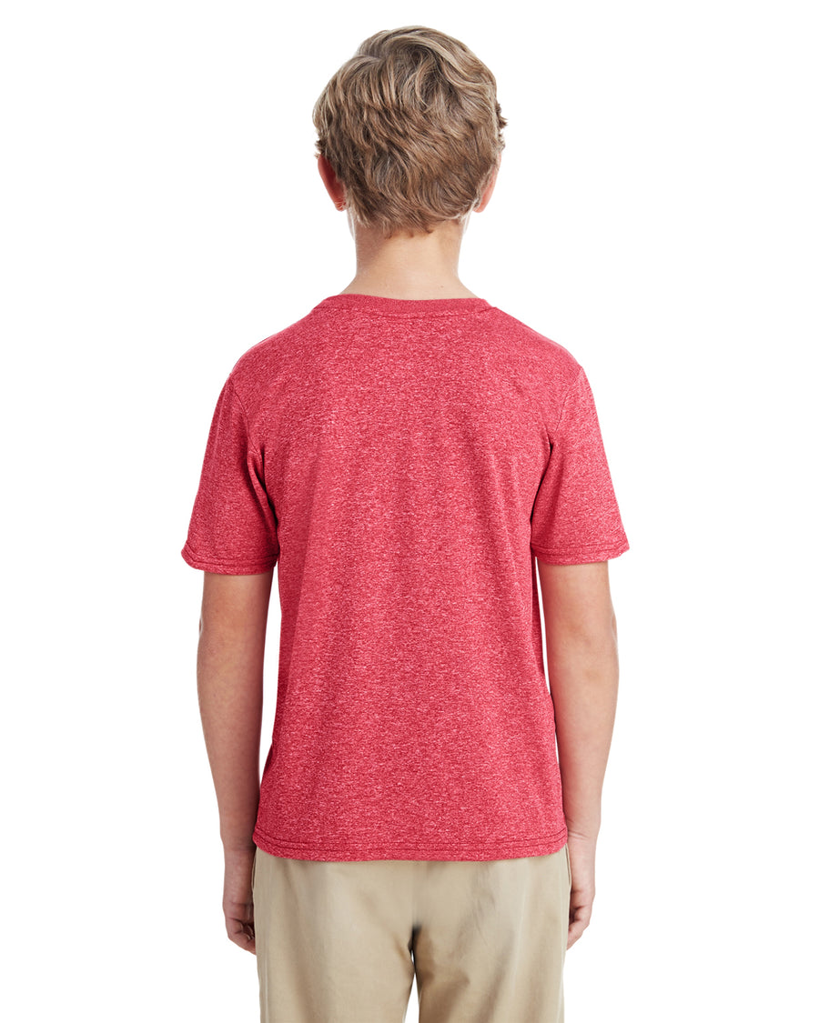 Youth Performance® Youth Core T-Shirt - Heather Sport Scarlet Red