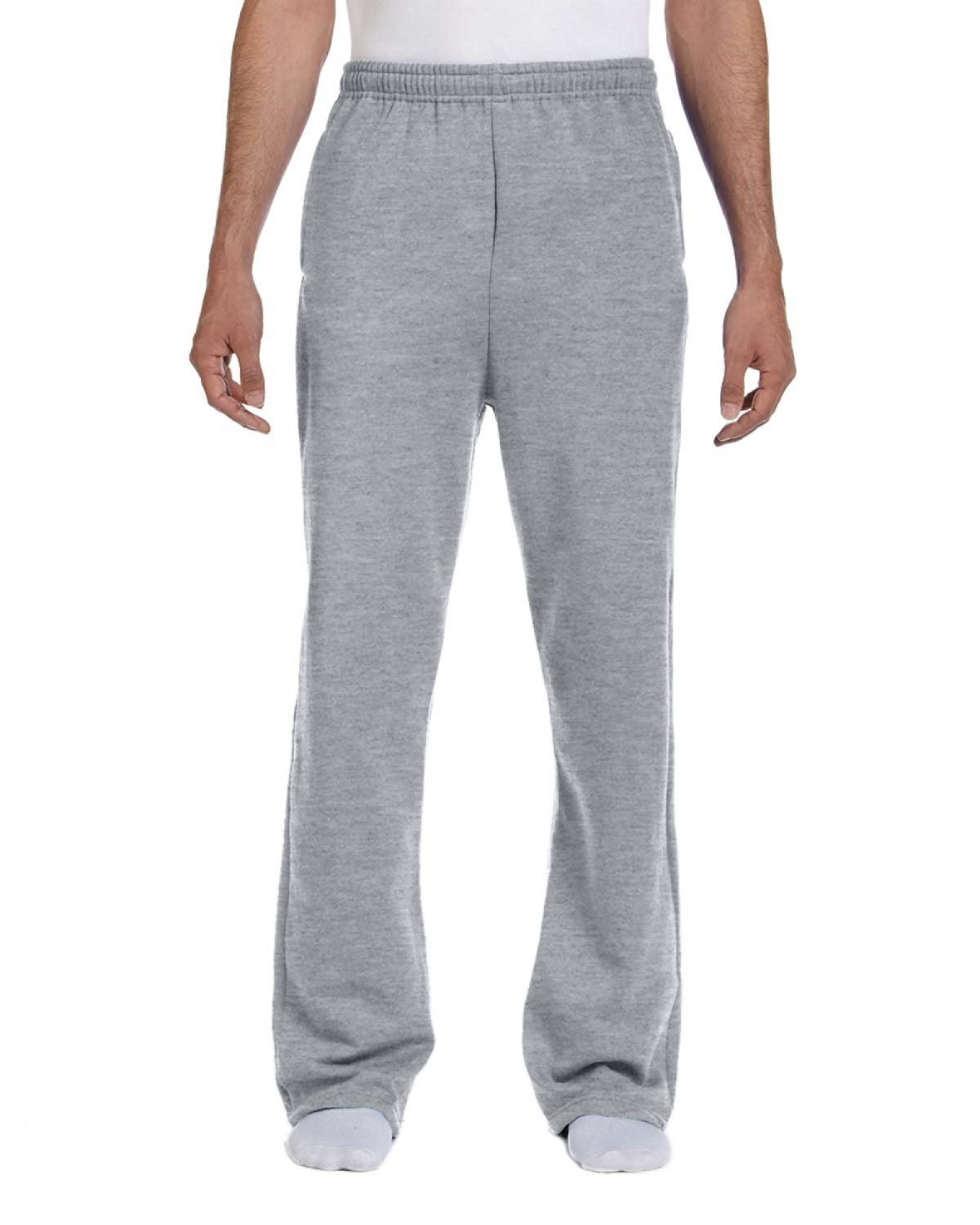 Unisex NuBlend�� Open-Bottom Fleece Sweatpants - Athletic Heather