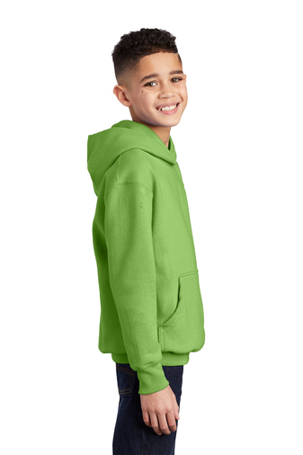 Youth Core Fleece Pullover Hoodie - Lime