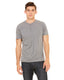 Bella + Canvas 3125 - Men's Triblend Short-Sleeve Henley - Gray Triblend