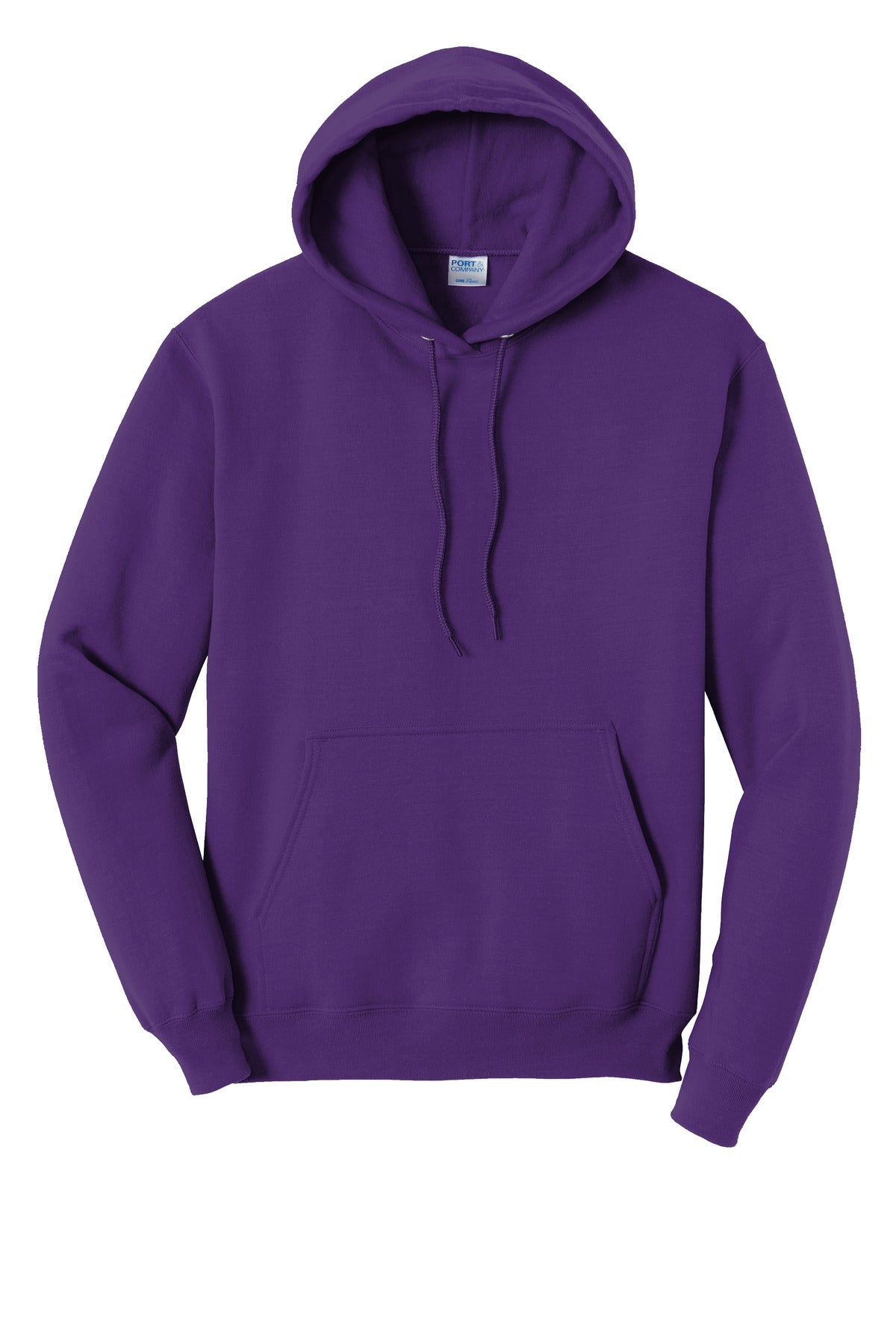 Unisex Core Fleece Pullover Hoodie - Team Purple