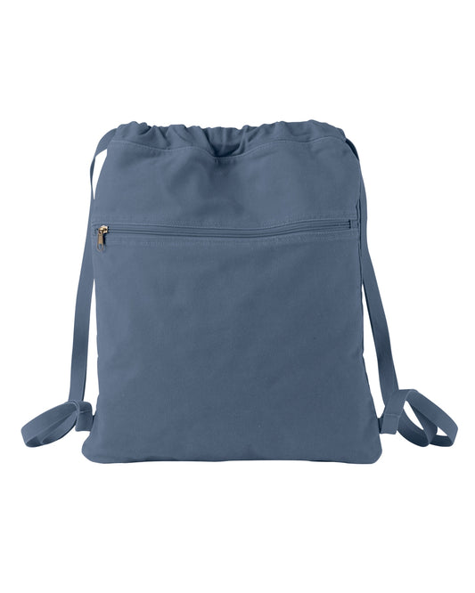 Pigment-Dyed Canvas Cinch Sack - Denim