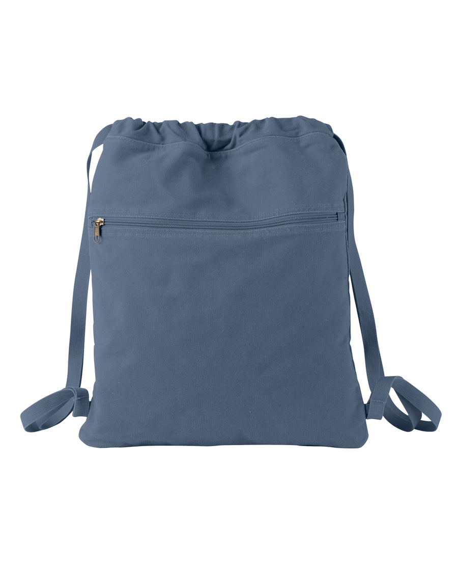 Pigment-Dyed Canvas Cinch Sack - Denim