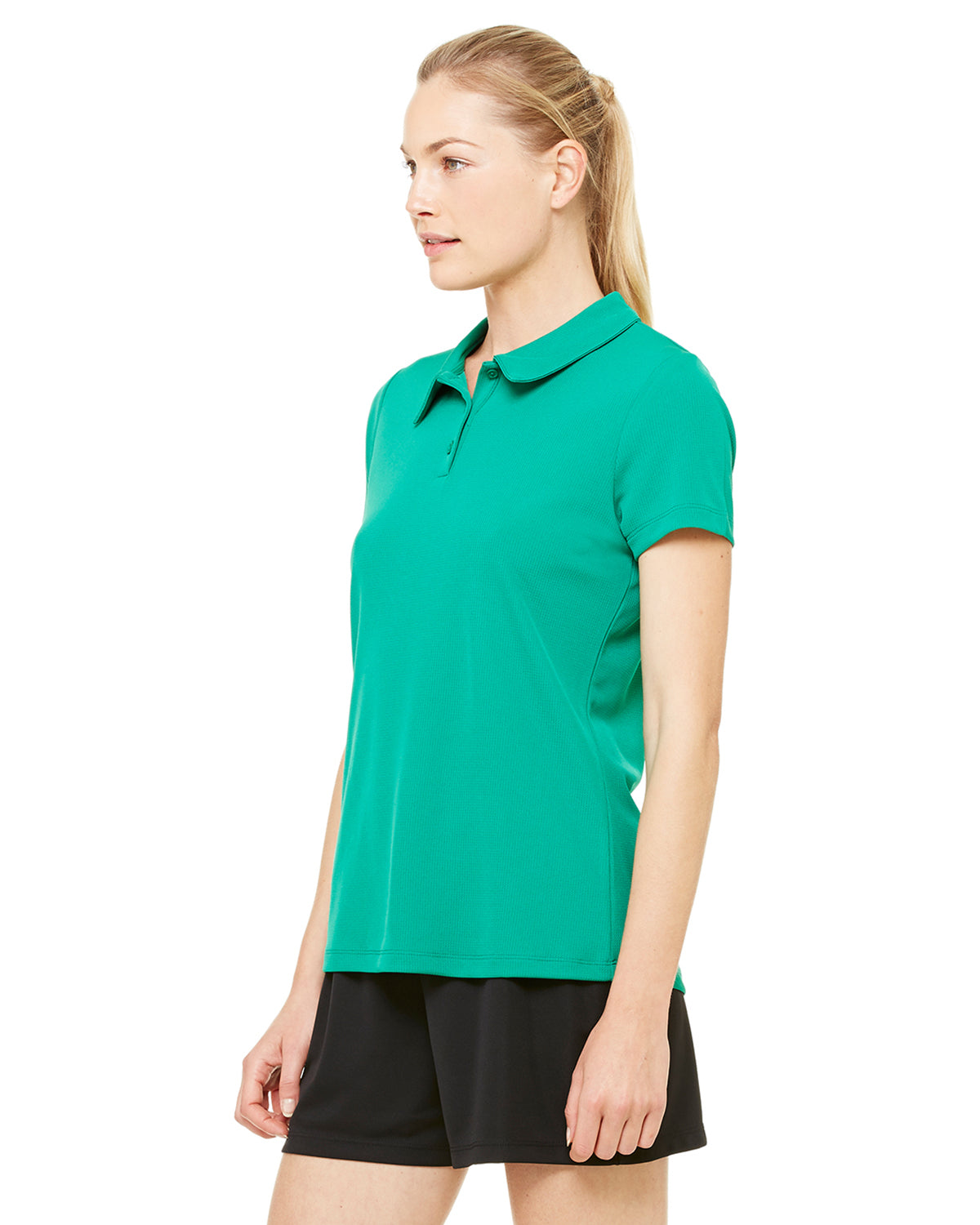 Women's Performance 3-Button Mesh Sport Shirt - Sport Kelly
