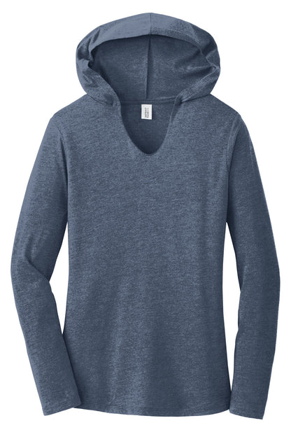 Women's Perfect Tri Long Sleeve Hoodie - Navy Frost
