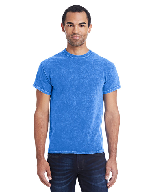 Unisex 100% Cotton Vintage Wash T-Shirt - Mineral Royal