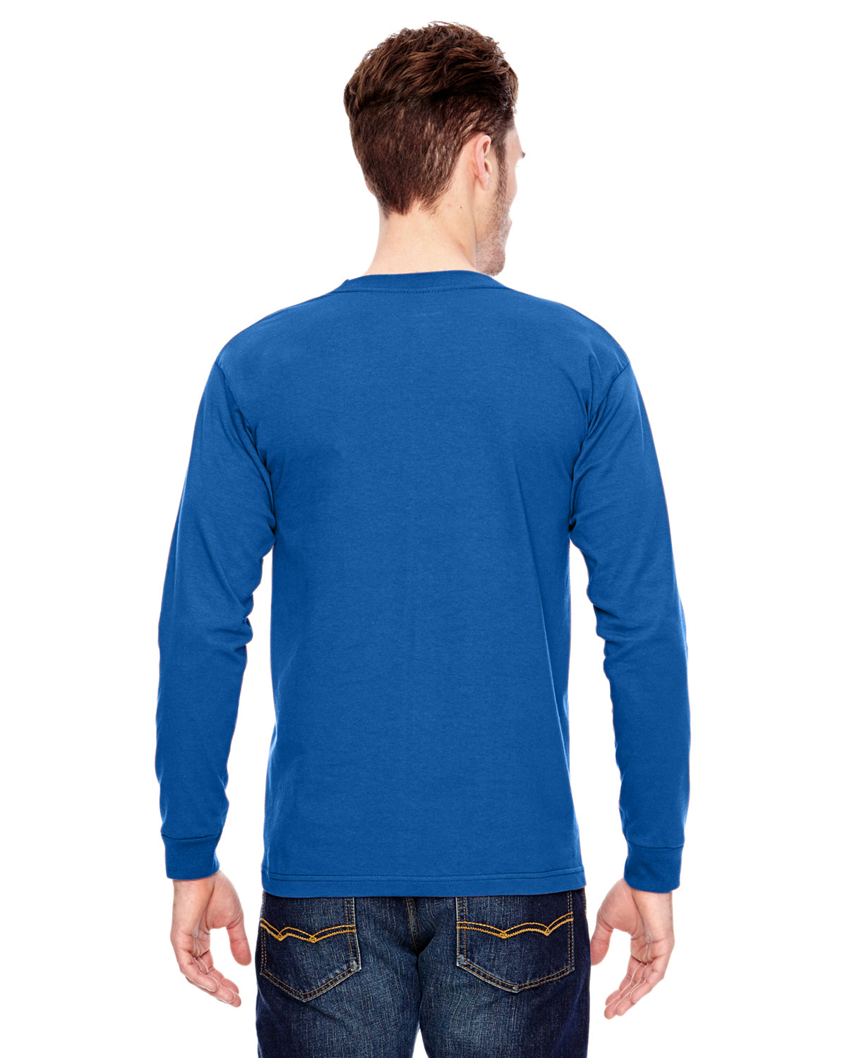 Unisex 100% Cotton Long Sleeve T-Shirt - Royal