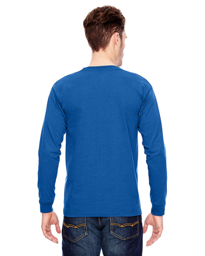 Unisex 100% Cotton Long Sleeve T-Shirt - Royal