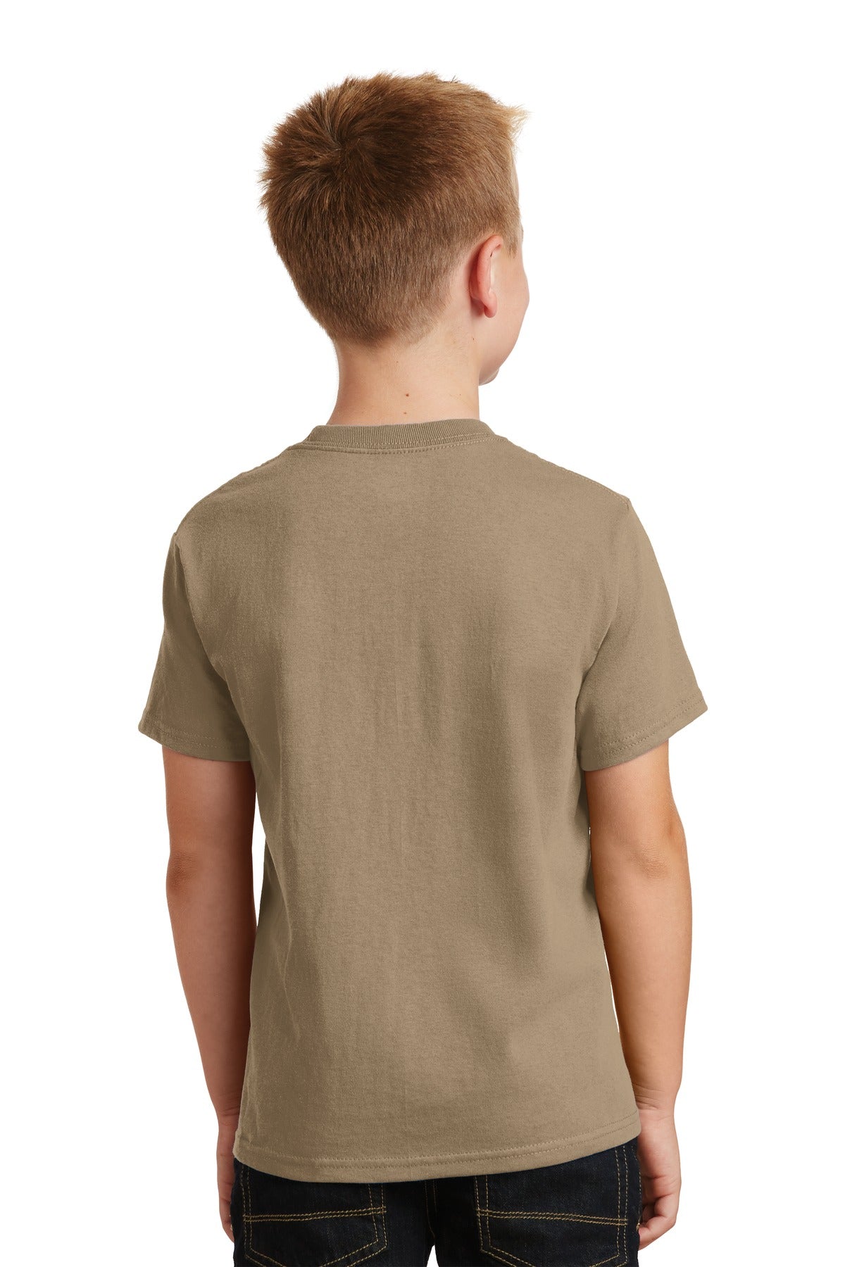 Youth Core Cotton Tee - Sand