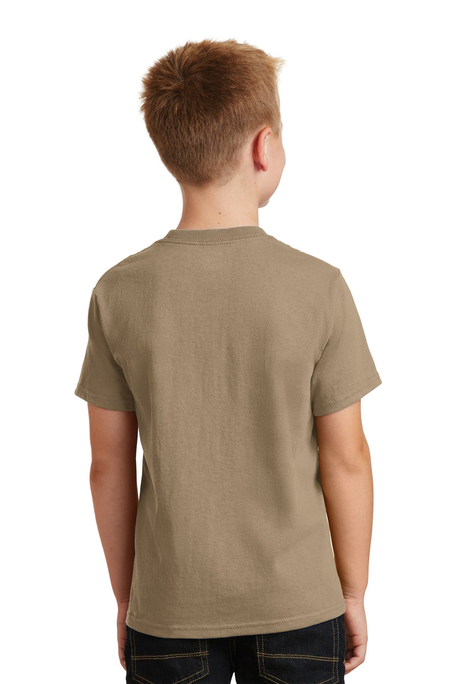 Youth Core Cotton Tee - Sand