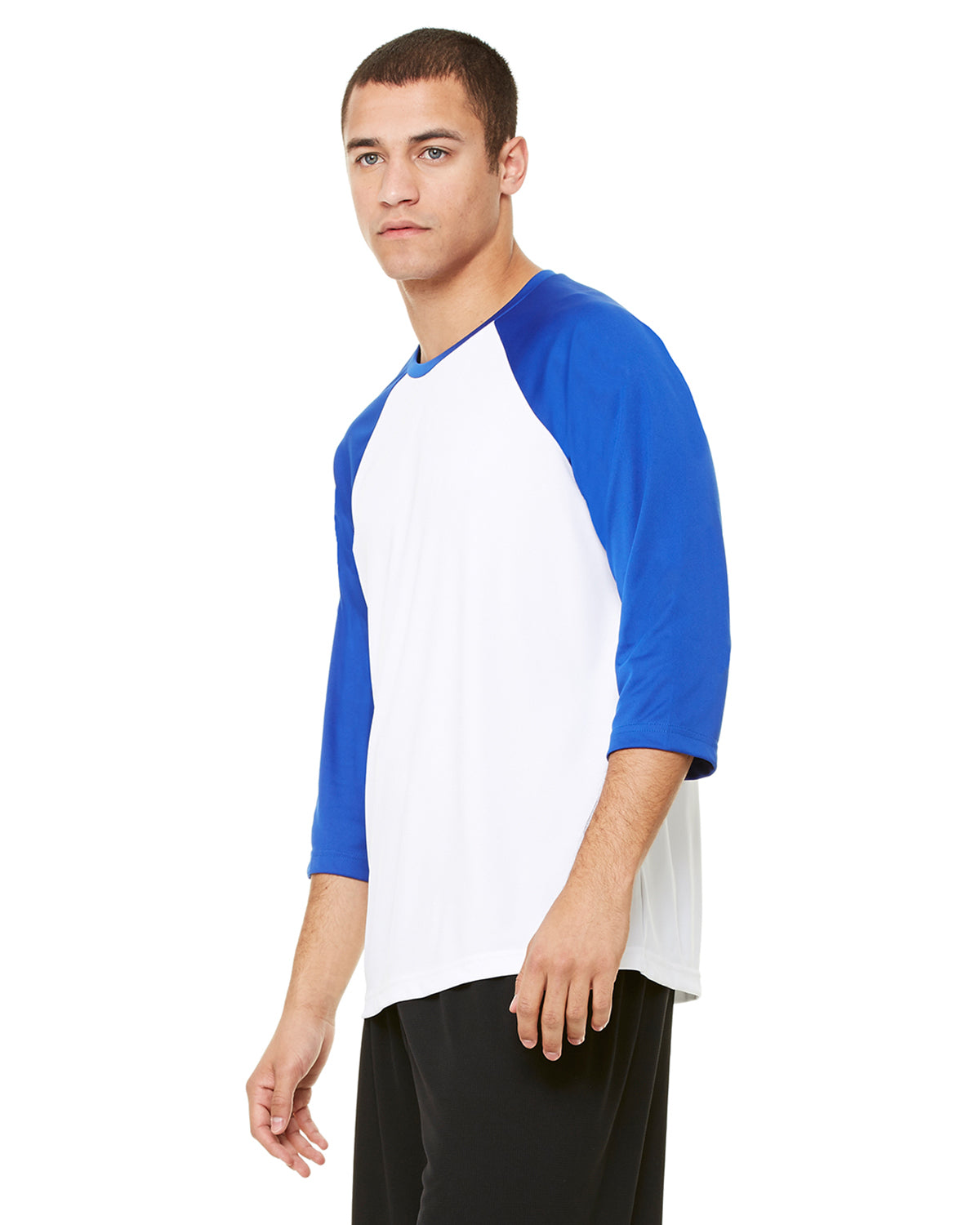 Unisex Baseball T-Shirt - White / Sport Royal