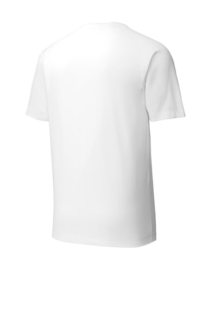 Unisex PosiCharge Tri-Blend Wicking Raglan Tee - White