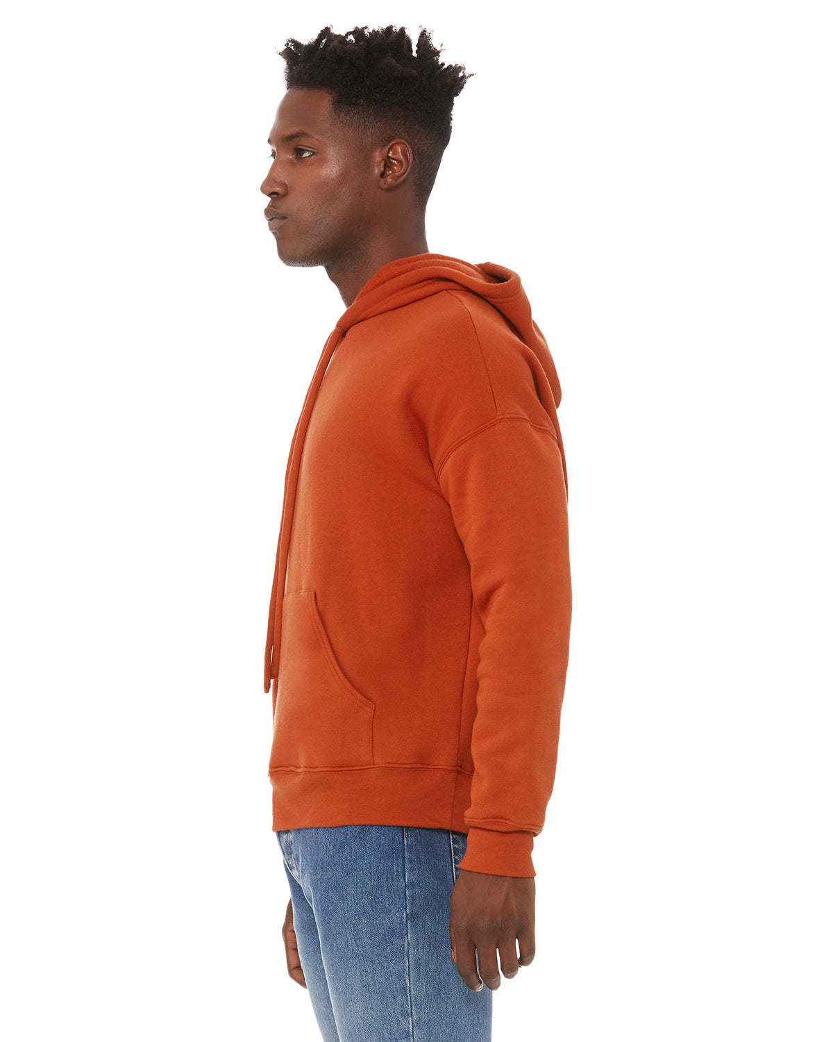Unisex Sponge Fleece Pullover DTM Hoodie - Brick