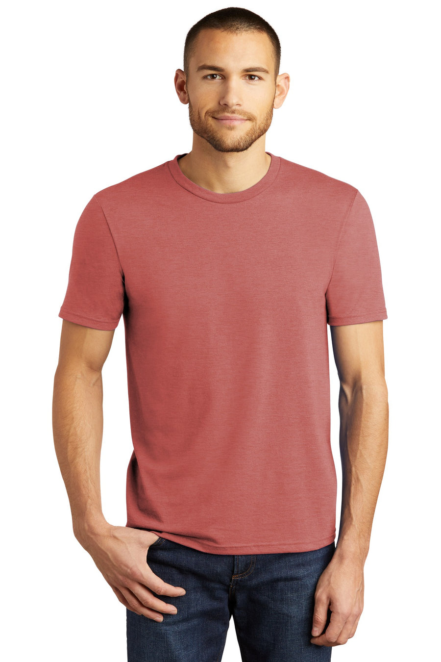 Unisex Perfect Tri Tee - Blush Frost