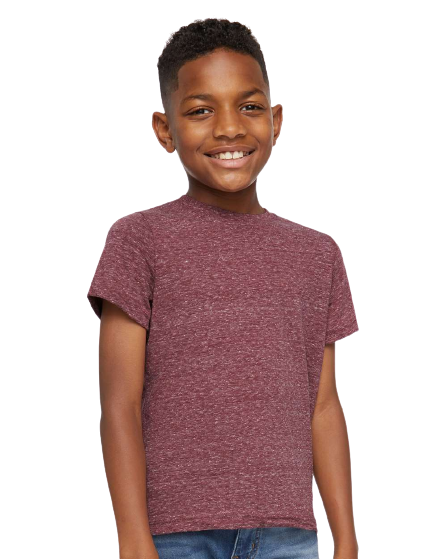 Toddler Harborside Melange T-Shirt - Burgundy Melange