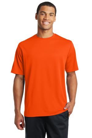 Unisex PosiCharge RacerMesh Tee - Neon Orange