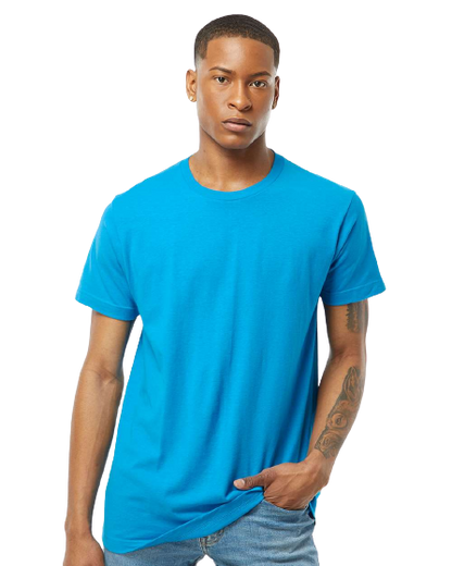 Unisex Fine Jersey Tee - Turquoise
