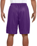 Unisex Nine Inch Inseam Mesh Short - Purple