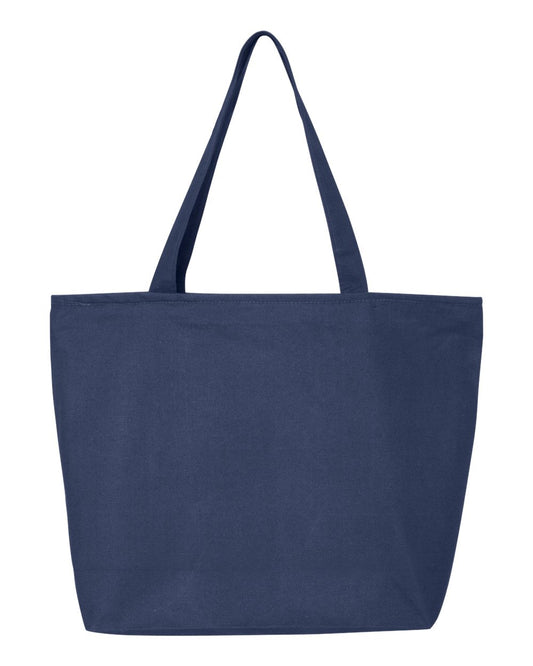 25L Zippered Tote - Navy