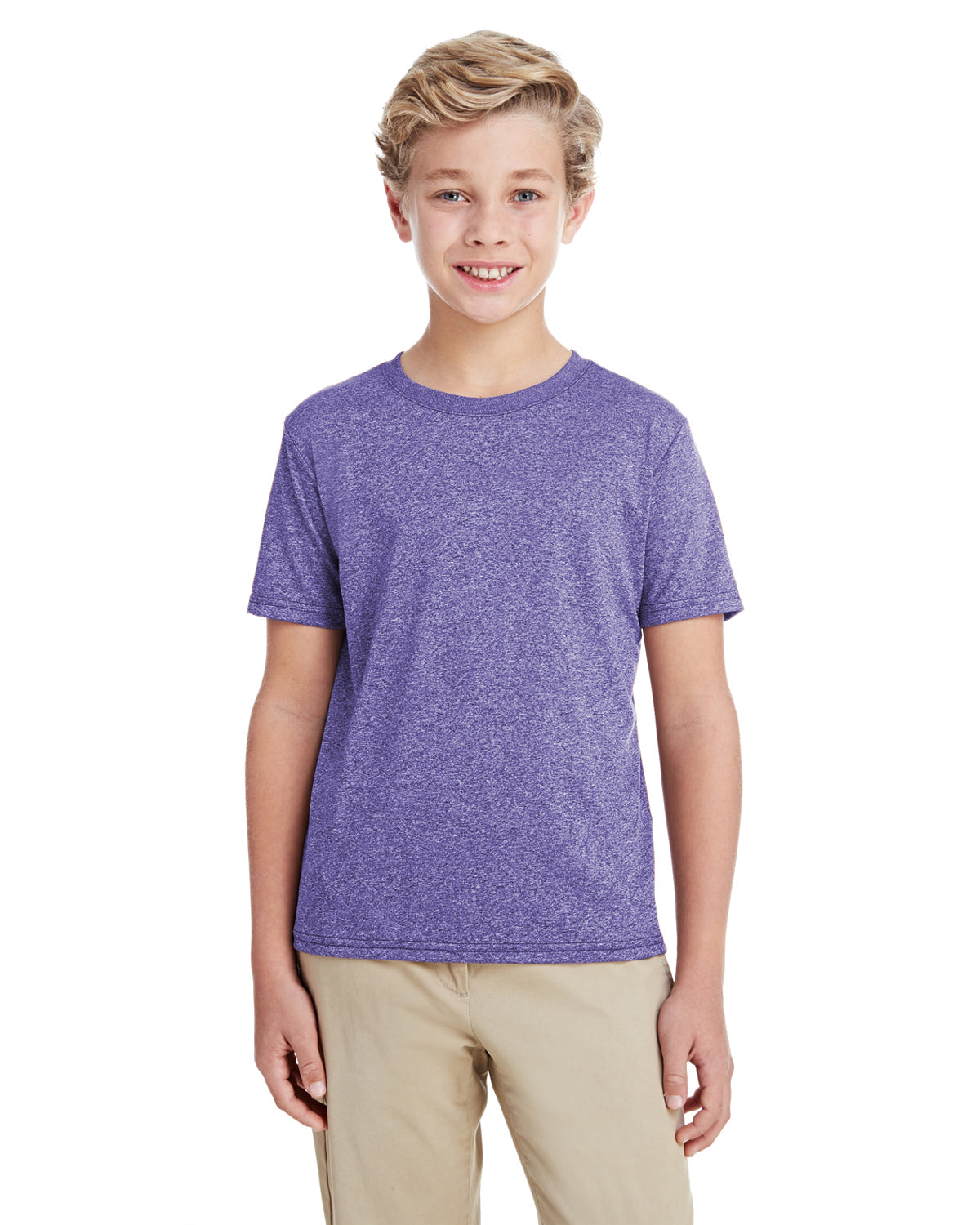 Youth Performance® Youth Core T-Shirt - Heather Sport Purple