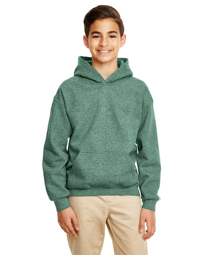 Youth Heavy Blend™ 50/50 Hoodie - Heather Sport Dark Green