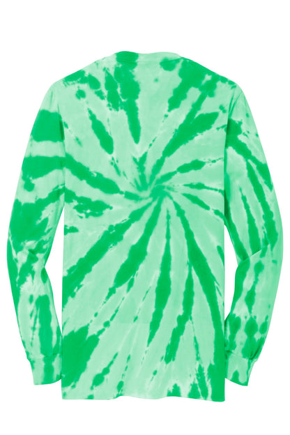 Unisex Tie-Dye Long Sleeve Tee - Kelly