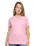 Women's Premium Jersey V-Neck T-Shirt - Pink