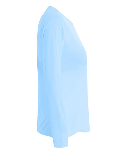 Women's Long Sleeve Cooling Performance Crew Shirt - SKY BLUE