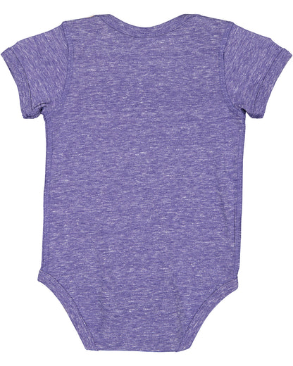 Infant Harborside Melange Bodysuit - Purple Melange
