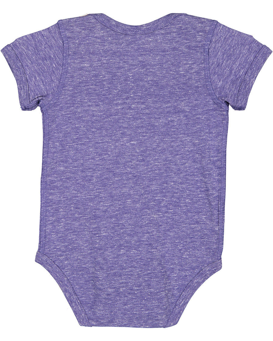 Infant Harborside Melange Bodysuit - Purple Melange