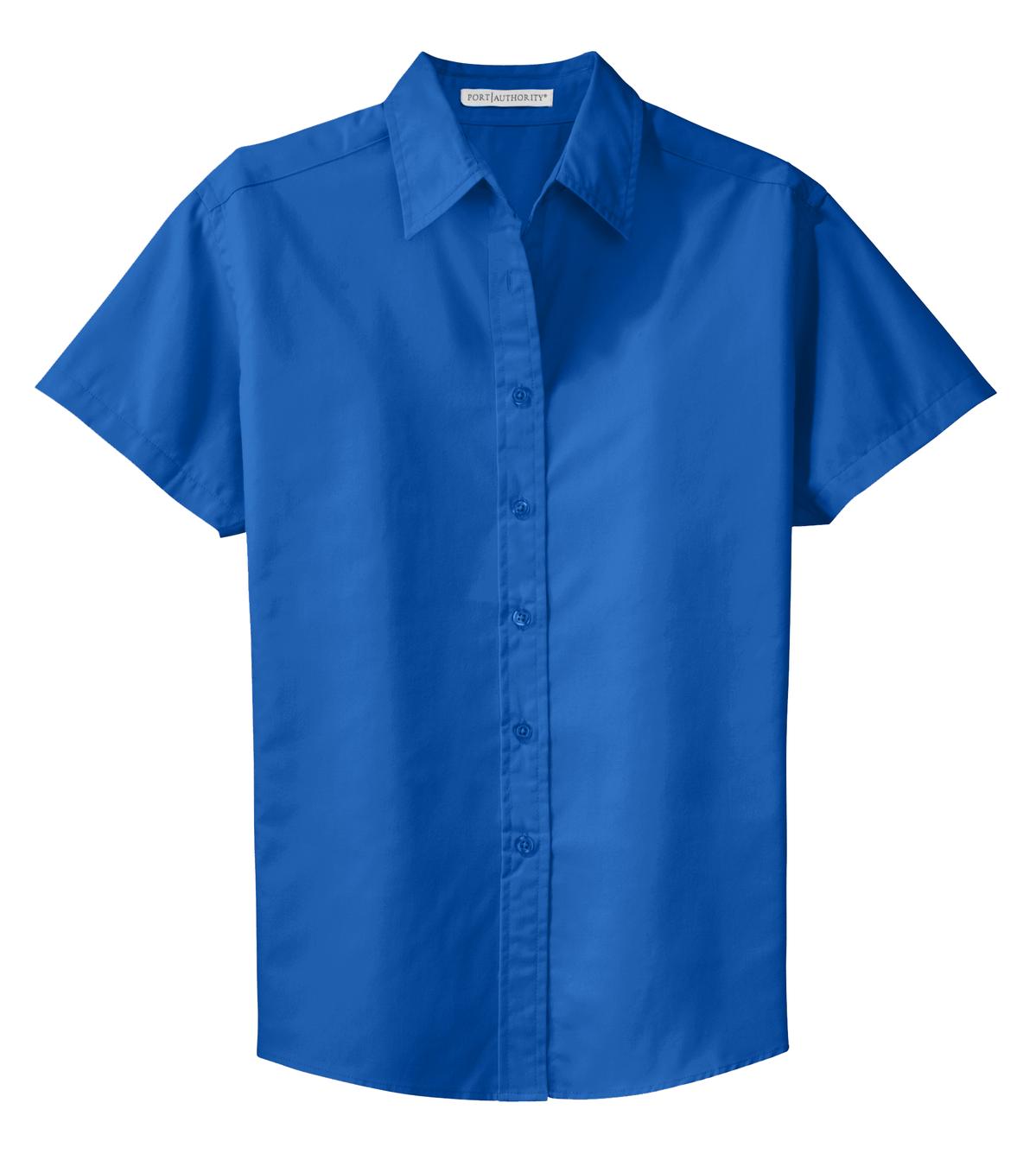 Women's Short Sleeve Easy Care Shirt - Strong Blue