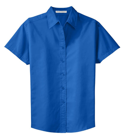Women's Short Sleeve Easy Care Shirt - Strong Blue