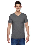 Unisex Sofspun�� Jersey V-Neck T-Shirt - Charcoal Gray