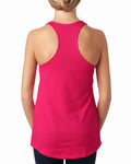Women's French Terry Racerback Tank - Raspberry