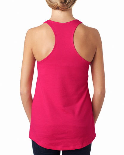 Women's French Terry Racerback Tank - Raspberry
