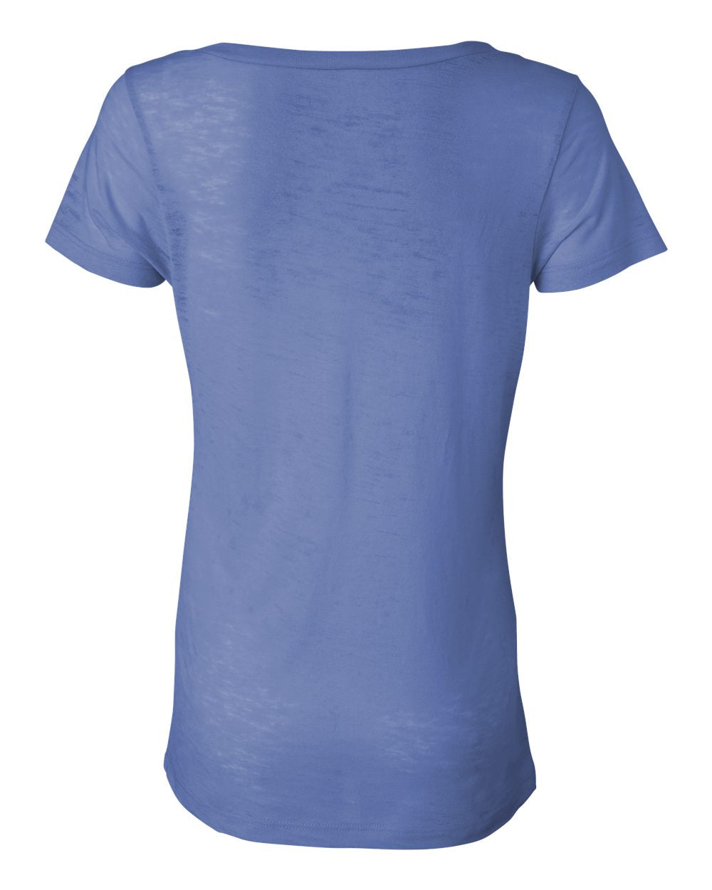 Women's Burnout V-Neck Tee - Steel Blue