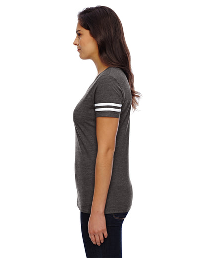 Women's Football T-Shirt - Vintage Smoke / Blend White