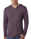 Next Level N6021 - Unisex Triblend Long-Sleeve Hoodie - Vintage Purple