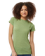 Tultex 0240TC - Women's Poly-Rich Slim Fit Tee - Heather Green