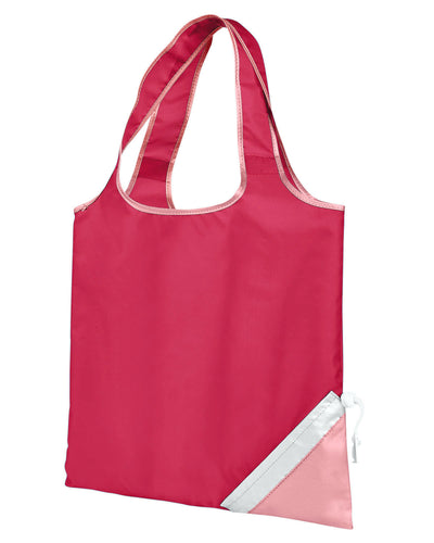 Latitiudes Foldaway Shopper Tote - Deep Pink