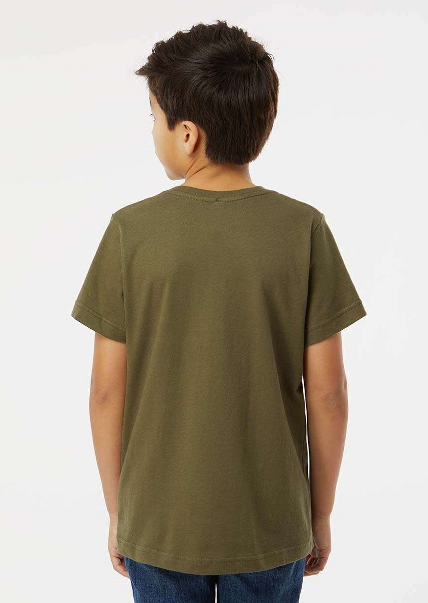Youth Fine Jersey T-Shirt - Military Green